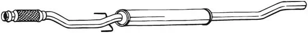 Bosal 286-411 — Centre Muffler