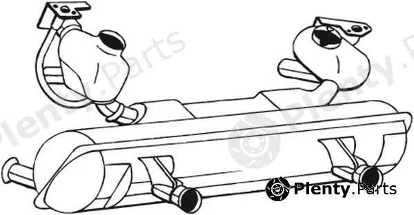 Bosal 233-183 — Rear Muffler