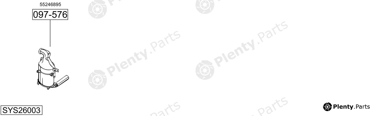 Bosal SYS26003 — Exhaust System