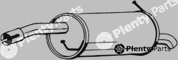 Bosal 154-159 — Rear Muffler