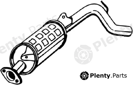 Bosal 283-493 — Rear Muffler