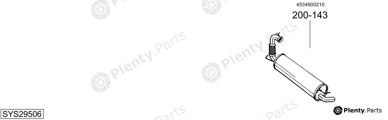 Bosal SYS29506 — Exhaust System