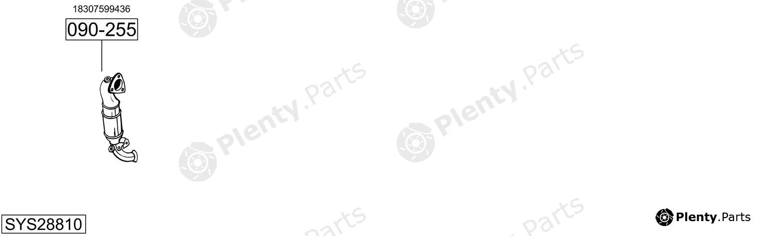 Bosal SYS28810 — Exhaust System