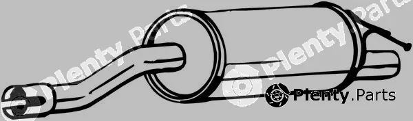 Bosal 200-091 — Rear Muffler