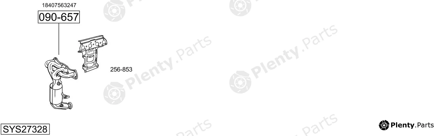 Bosal SYS27328 — Exhaust System