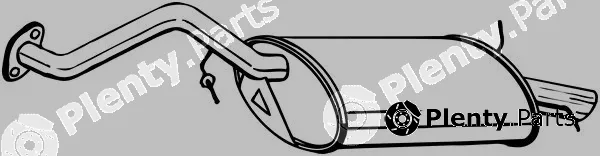 Bosal 115-157 — Rear Muffler
