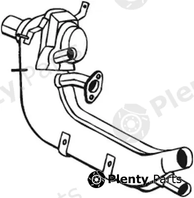 Bosal 233-002 — Front Muffler