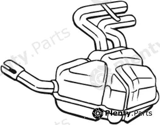 Bosal 247-041 — Rear Muffler