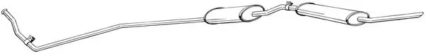 Bosal 294-461 — Centre Muffler