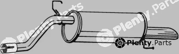 Bosal 185-181 — Rear Muffler