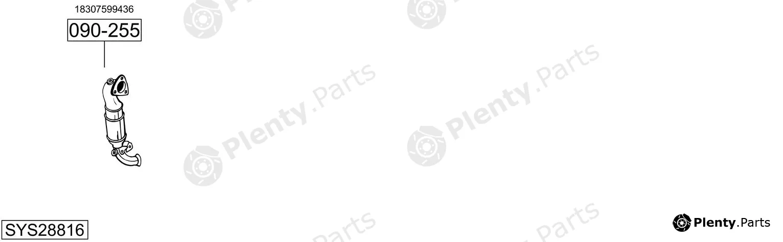 Bosal SYS28816 — Exhaust System