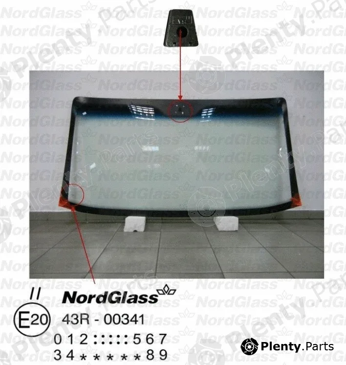 Nordglass 4042519 — Windscreen