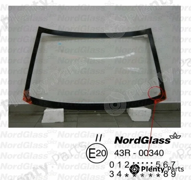 Nordglass 4043781 — Windscreen
