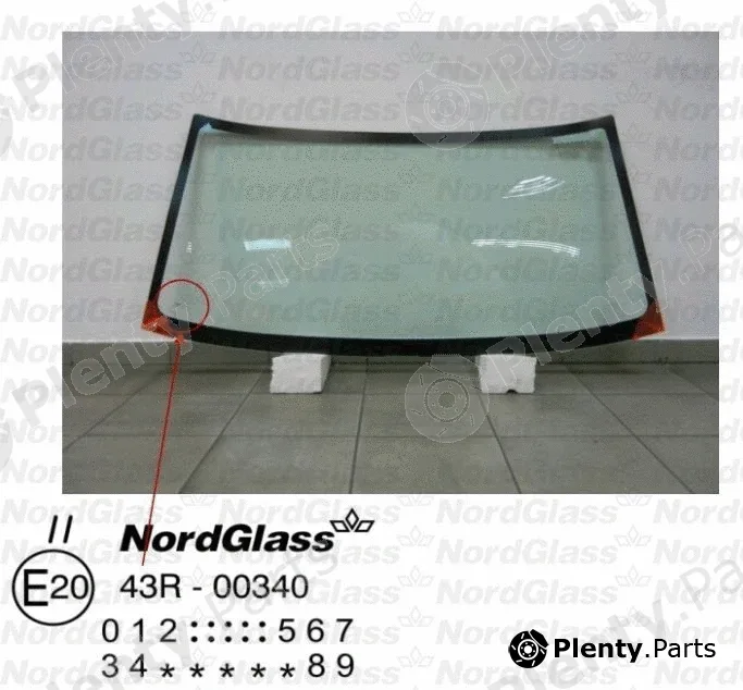 Nordglass 4043914 — Windscreen
