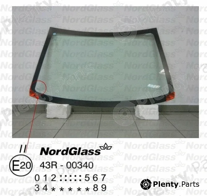 Nordglass 4043623 — Windscreen