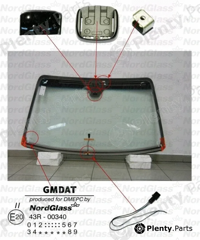 Nordglass 4045521 — Windscreen