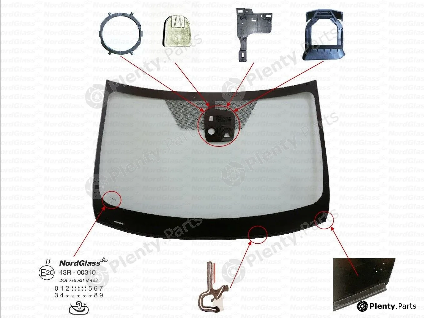 Nordglass 4136788 — Windscreen