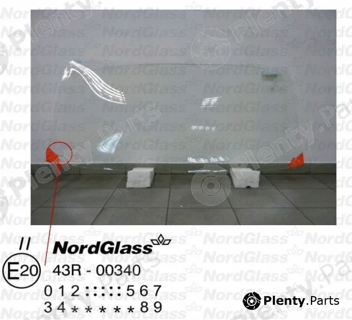 Nordglass 4043875 — Windscreen