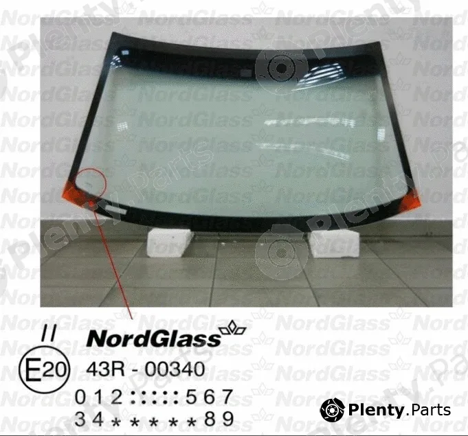 Nordglass 4045629 — Windscreen