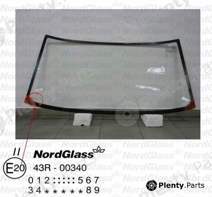 Nordglass 4046202 — Windscreen