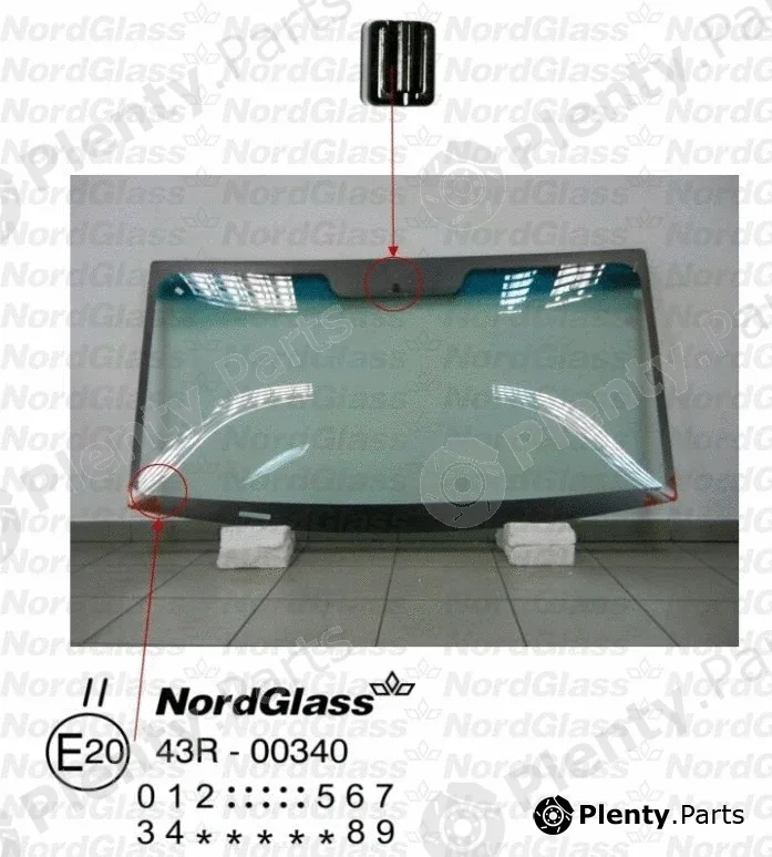 Nordglass 4045575 — Windscreen
