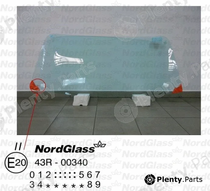 Nordglass 4044287 — Windscreen