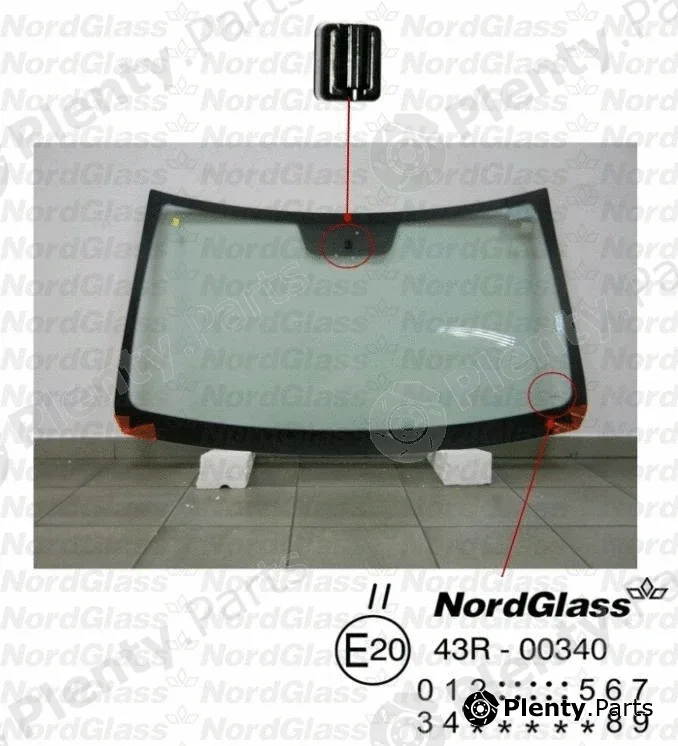 Nordglass 4042673 — Windscreen