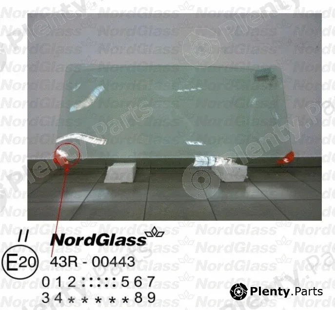 Nordglass 4043664 — Windscreen