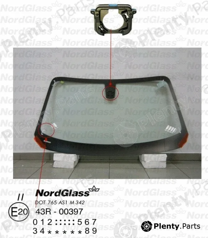 Nordglass 4044747 — Windscreen