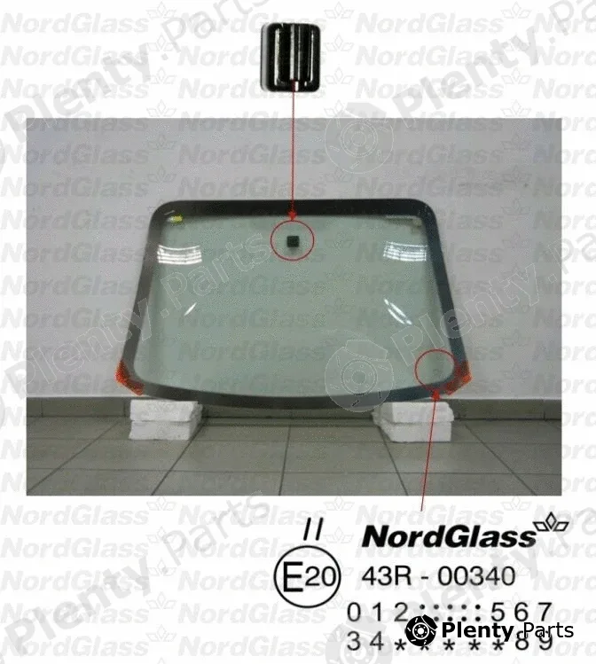 Nordglass 4044694 — Windscreen