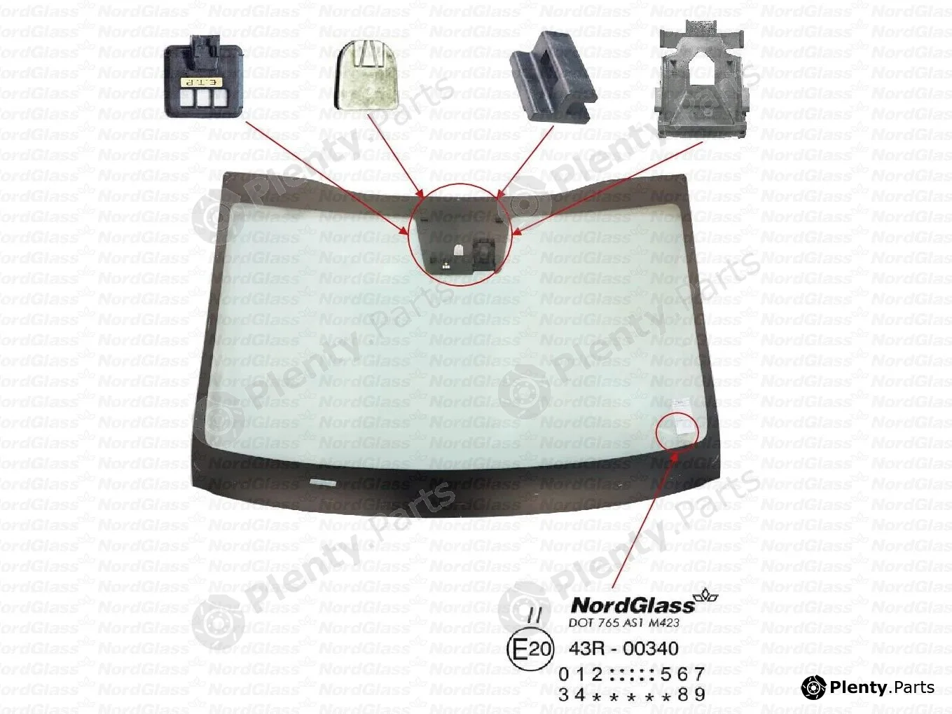 Nordglass 4146459 — Windscreen
