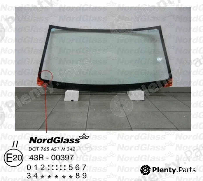 Nordglass 4042464 — Windscreen