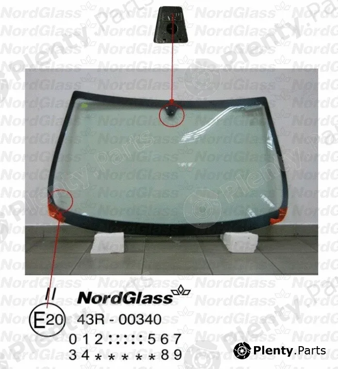 Nordglass 4045446 — Windscreen