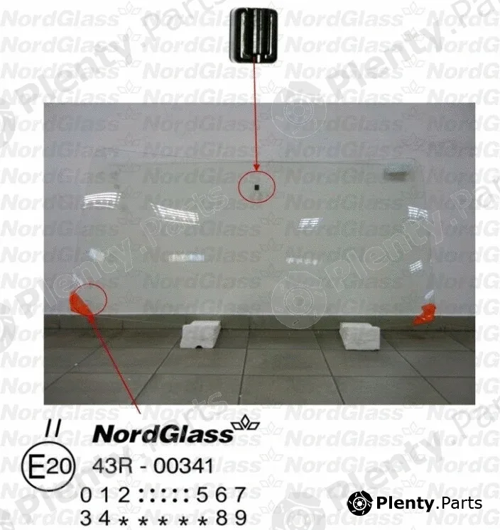 Nordglass 4044876 — Windscreen