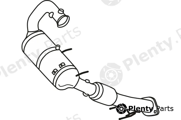 Fenno P8816DPF — Soot/Particulate Filter, exhaust system