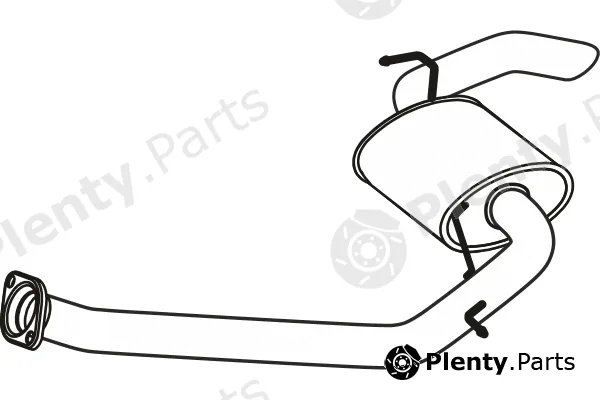 Fenno P66069 — Rear Muffler