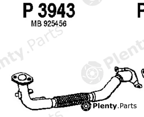 Fenno P3943 — Exhaust Pipe