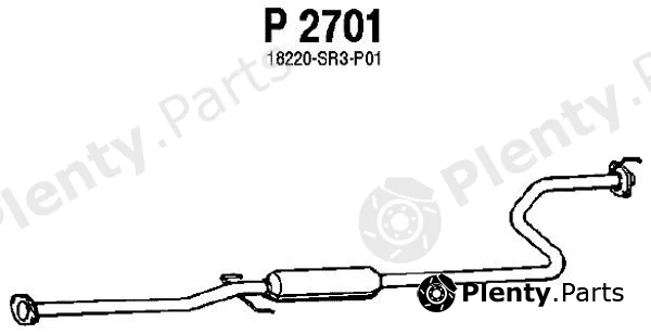 Fenno P2701 — Centre Muffler