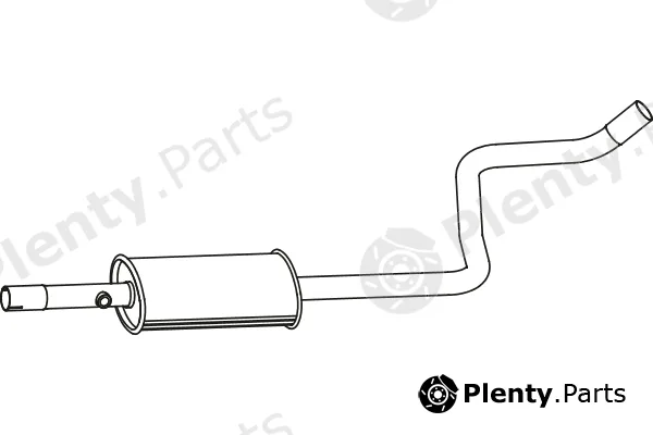 Fenno P3818 — Centre Muffler