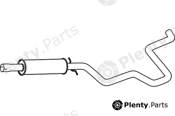Fenno P72009 — Centre Muffler
