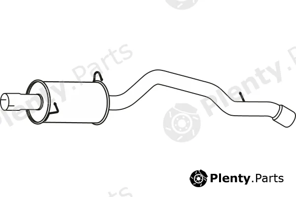 Fenno P72155 — Rear Muffler