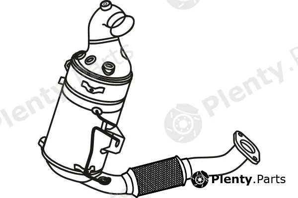 Fenno P8814DPF — Soot/Particulate Filter, exhaust system