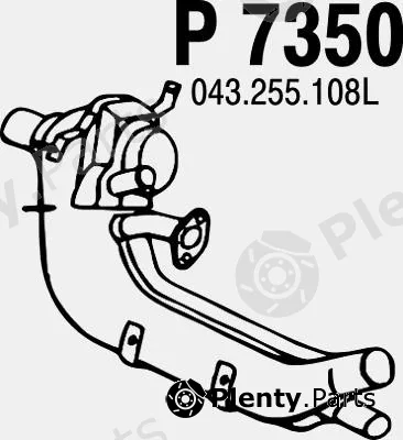 Fenno P7350 — Exhaust Pipe