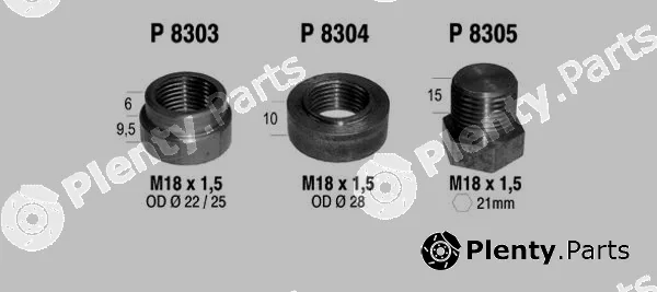 Fenno P8305 — Holder, exhaust pipe