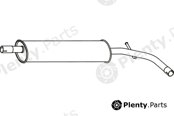 Fenno P7196 — Centre Muffler