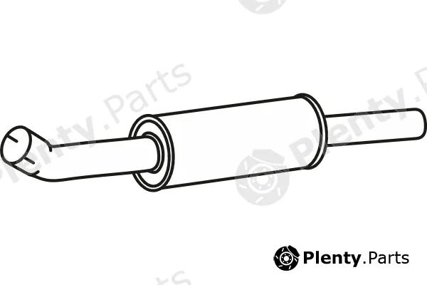 Fenno P30611 — Centre Muffler