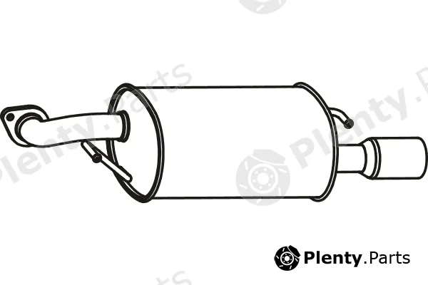 Fenno P3542 — Rear Muffler