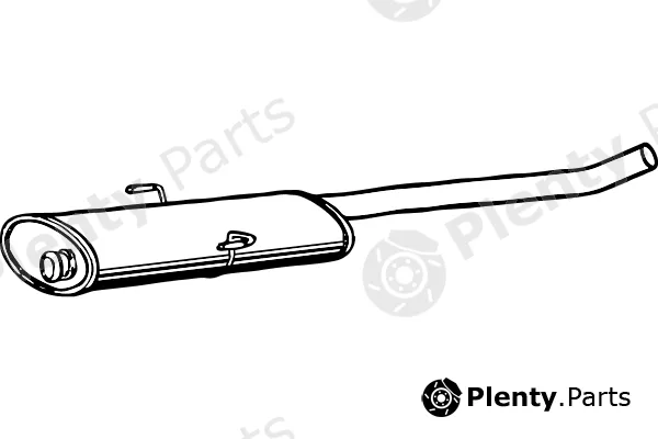 Fenno P1774 — Centre Muffler