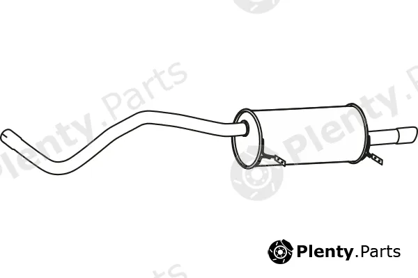 Fenno P49016 — Rear Muffler