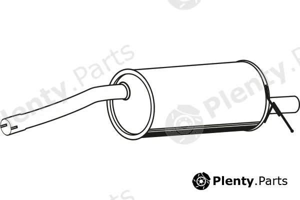 Fenno P1905 — Rear Muffler